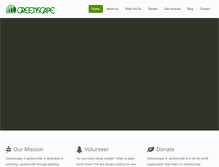 Tablet Screenshot of greenscapeofjacksonville.com